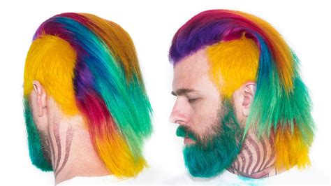 Semi Permanent Rainbow Hair Tutorial And How To Remove Color