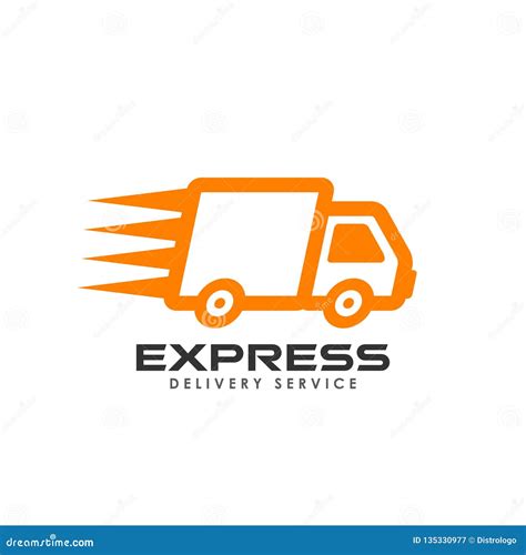 Express Delivery Services Logo Design Courier Logo Design Template