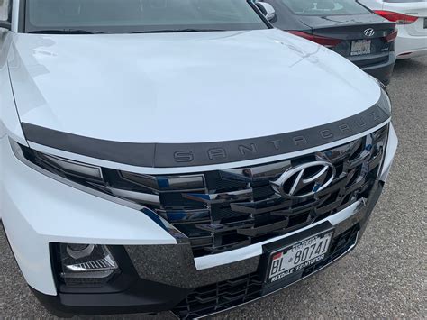 Hyundai Santa Cruz Pickup 2022 2023 Hood Deflector Wlogo