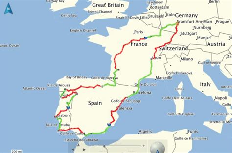 Portugal netherlands spain france uk ireland map loop. theBKspecial: Motorcycle Trip - France, Spain, and Portugal