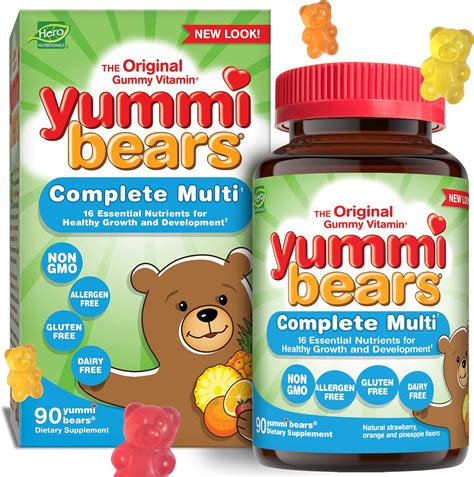 Yummi Bears Complete Multivitamin And Mineral Supplement Gummy