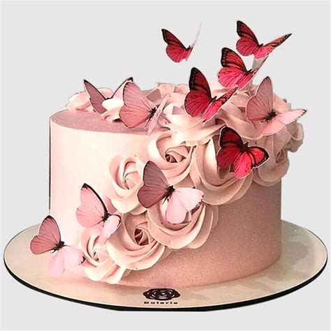 Online Glamorous Butterfly Truffle Cake Gift Delivery In Singapore Fnp