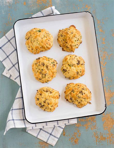 Sausage And Cheese Biscuits — Bless This Mess Sausage Biscuits Cheese