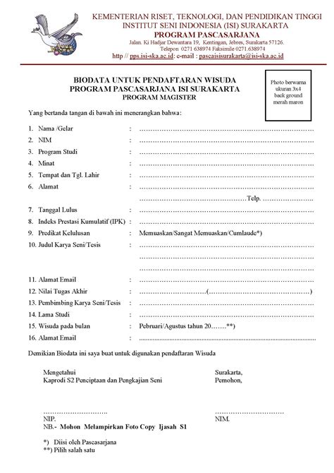 Detail Contoh Formulir Pendaftaran Organisasi Koleksi Nomer