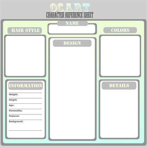 Pin by ⭐️tired⭐️ on Art stuff | Character template, Character profile ...