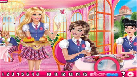 Barbie Princess Charm School Game Jogo Da Barbie Princesa Youtube
