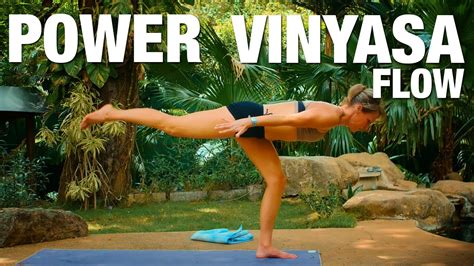 power vinyasa flow yoga class five parks yoga youtube