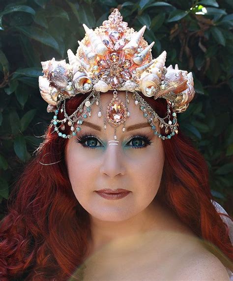 Mermaid Crown Shell Crown Mermaid Headpiece Siren Mermaid Etsy