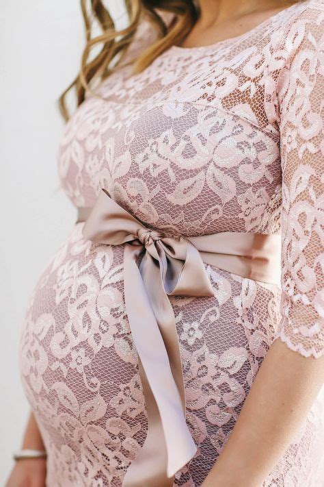 BumpStyle Blush Pink Lace Maternity Dress Lace Maternity Dress