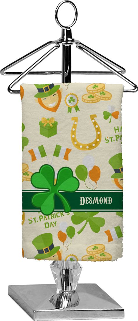 St Patricks Day Finger Tip Towel Full Print Personalized