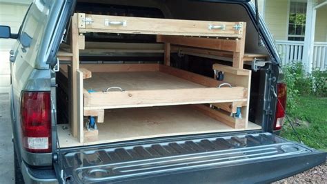 Diy Truck Drawer Boxes How To Install A Sliding Truck Bed Drawer