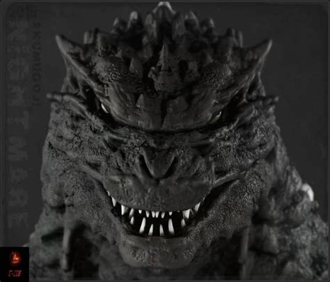 Digital Art Nightmare Godzilla Death Stare By Gabe Tke Ourartcorner