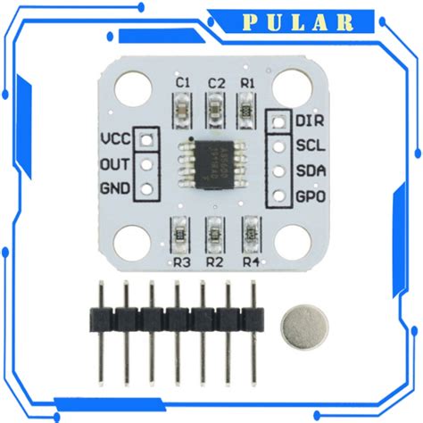 As Magnetic Encoder Magnetic Induction Angle Measurement Sensor