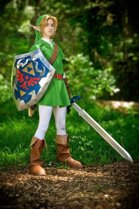 Awesome Legend Of Zelda Link Cosplay Zelda Dibujos Animados Bonitos