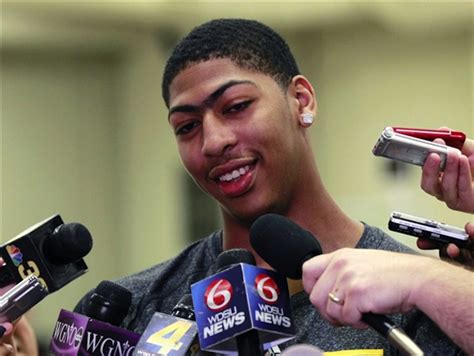 After my paycheck , i'll have enough money to fix my teeth. 'Fear The Brow' athlete Anthony Davis trademarks unibrow