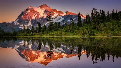 Superb Lake Reflection Landscape 1920 X 1080 Hdtv 1080p Wallpaper