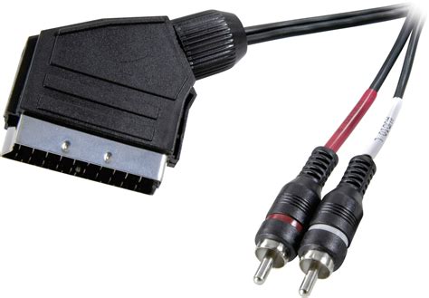 speaka professional sp 1301328 scart cinch avdio priključni kabel [1x moški konektor scart