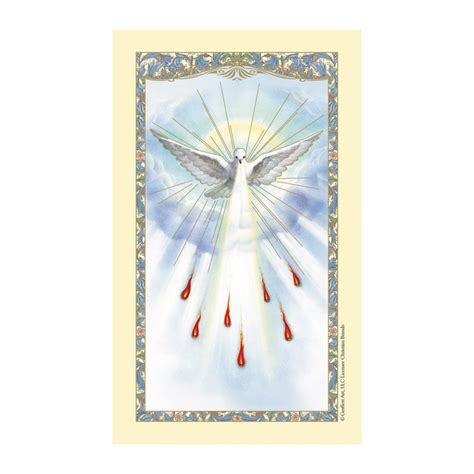Holy Spirit Laminated Holy Card 25pk