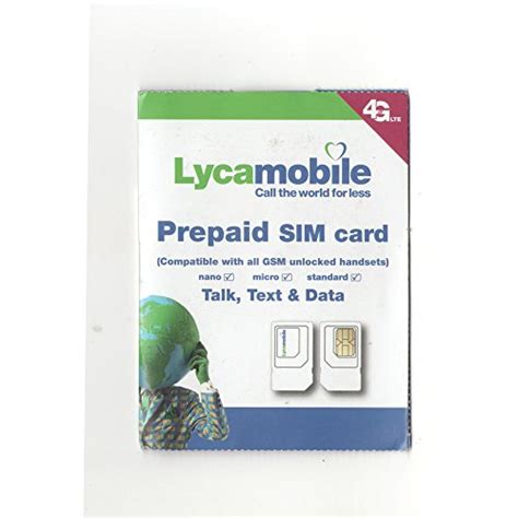 It may be facebook, twitter, discord, or this is normal practice and nothing to worry about. Lycamobile Triple Punch Standard, Micro and Nano All in One SIM Card - Buy Online in UAE ...