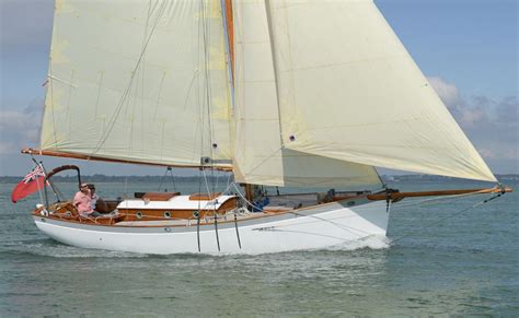 Zinnia 30 Ft Ed Burnett Gaff Cutter Sailing Yacht Classic Sailing