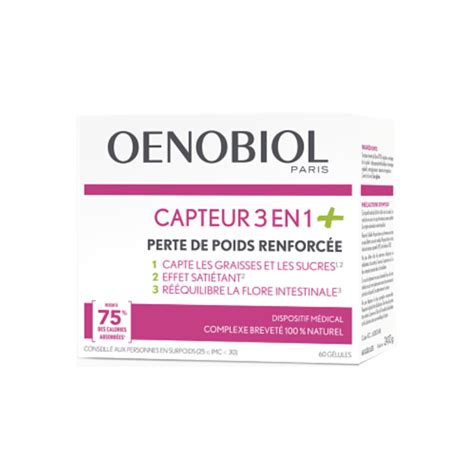 Oenobiol Capteur 3 En 1 60 Gélules Parapharmacie Pharmarket