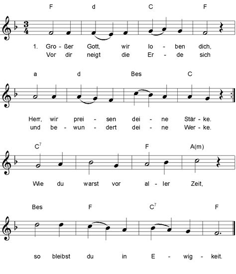„großer gott, wir loben dich. ich kenne das lied gut. EG 331 - Großer Gott, wir loben dich