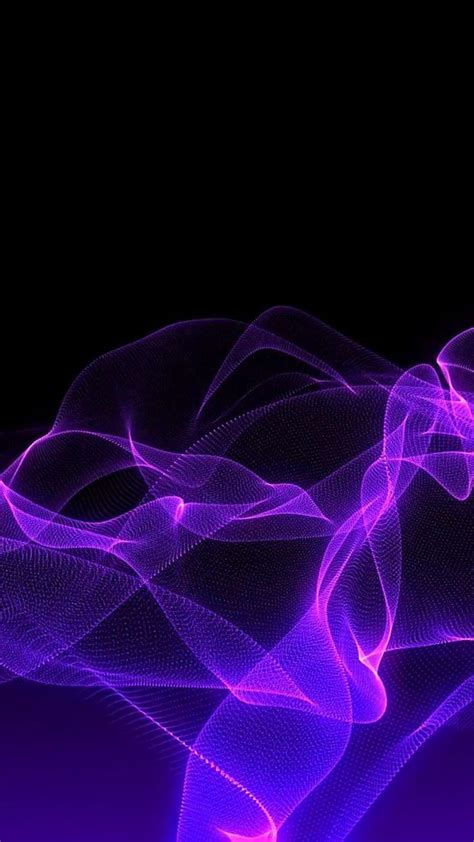 Purple Flowing Waves Iphone Purple Waves Hd Phone Wallpaper Pxfuel