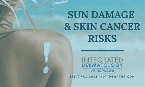 Sun Damage Skin Cancer Risks Integrated Dermatology Of Tidewater