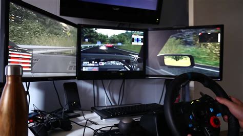 Dirt And Assetto Corsa Triple Screen Gameplay Youtube