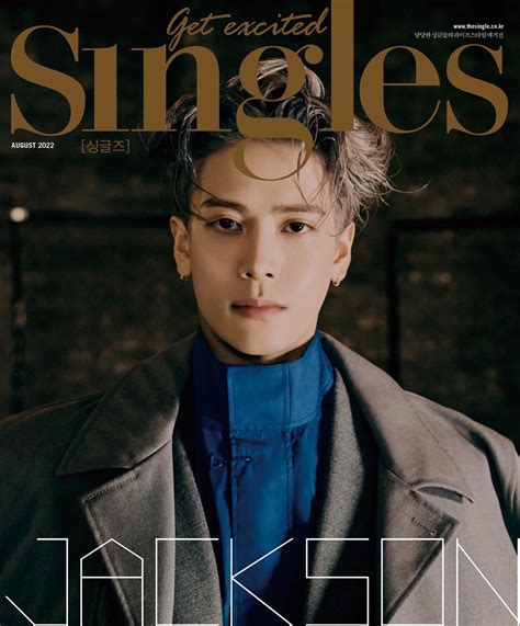 Jackson Wang Sur La Couverture Version B Du Magazine Singles Korea