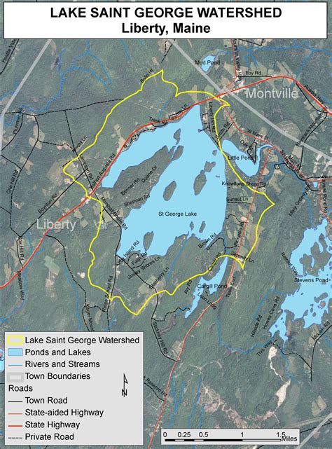 St George Lake Maine Camp Map