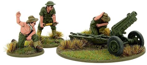 Bolt Action Wwii Wargame Allies Australian 75mm Pack Howitzer Pacific
