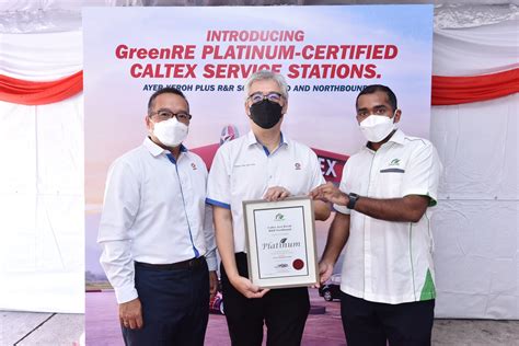 Caltex Announces First Two Greenre Platinum Certified Service Stations
