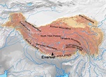 Gdzie znajduje się Mount Everest, Mount Everest Mapa | Arquidia Mantina