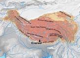 Dónde está el Monte Everest, Mapa del Monte Everest | Arquidia Mantina