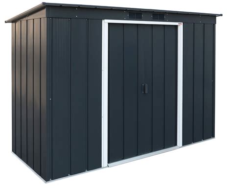 Buy Duramax Eco Pent Roof 8 X 4 Hot Dipped Galvanized Metal Garden Shed