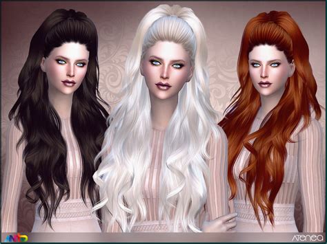 The Sims Resource Anto Atenea Hair