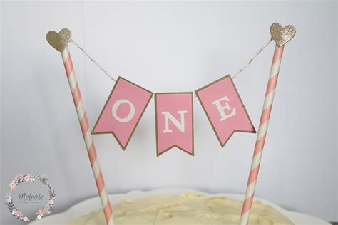 Happy Birthday Banner Cake Topper Bunting Topper For Birthday Party