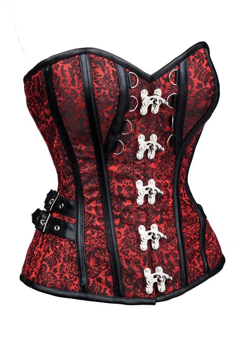 Buy Halloween Party Steampunk Corset Women Gothic Steel Boned Corsets Plus Size