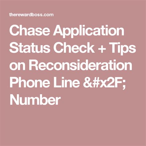 Address verification service provides an extra layer of credit card security for merchants and consumers. Chase Application Status Check + Tips on Reconsideration Phone Line / Number | Credit card ...