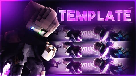 All of the templates for youtube suscription banner with a title for channel name, subtitle for number of subscribers, a logo enjoy unlimited downloads of thousands of premium video templates, from transitions to logo reveals. FREE MINECRAFT BANNER TEMPLATE HD Fire | Purple ...
