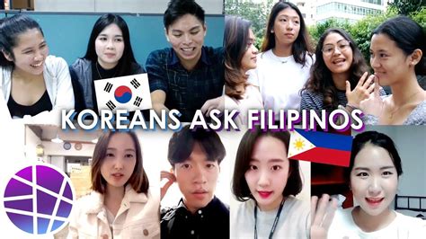 Koreans Ask Filipinos English Vs Filipino Els Planet Youtube