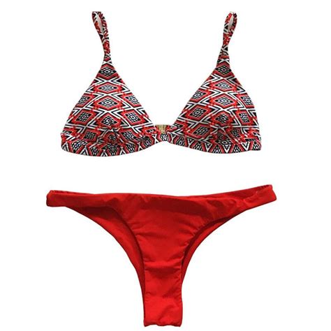 sexy women swimsuits 2018 new stripe print pop padded bandage swimwear beachwear bathing push up