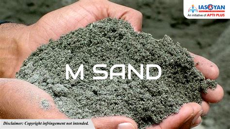 M Sand Upsc