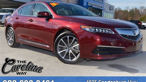 C16063 2015 Acura Tlx Basque Red Pearl Ii Youtube