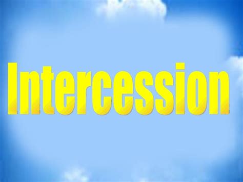 Intercession