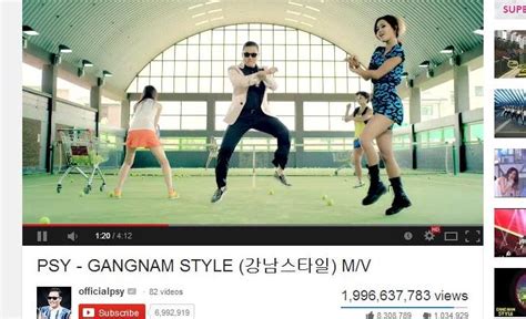 Psys Gangnam Style To Become First Youtube Video With 2 Billion Views