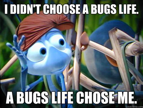 I Didnt Choose A Bugs Life A Bugs Life Chose Me Thug Life Quickmeme