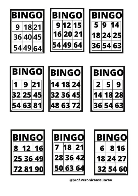 Bingo Da Multiplicação Atividades De Alfabetização Matemática