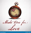 Make time for love stock vector. Illustration of husband - 94448873